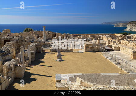Ancient Kourion, site archéologique près de Paphos, Chypre Banque D'Images