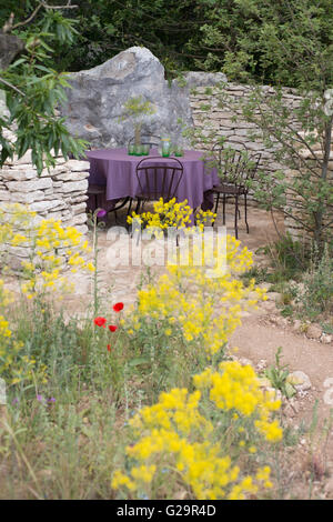 2016 RHS Chelsea Flower Show, L'Occitane Jardin. Designer James Basson, médaille d'or Banque D'Images