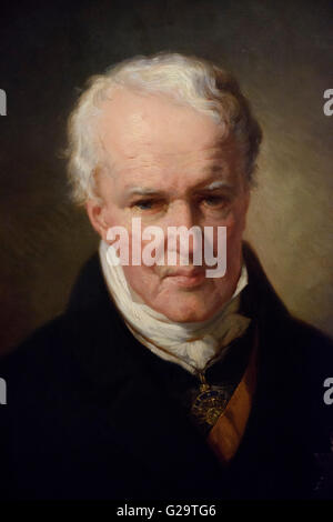 Anton Friedrich Julius Schrader (1815-1900), Portrait d'Alexander von Humboldt (1769-1859) , ca.1858. Banque D'Images