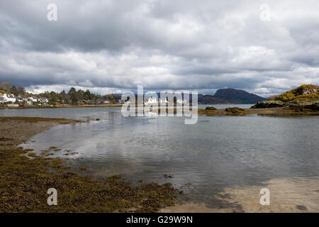 Le village de Plockton, Ross Shire en Ecosse UK Banque D'Images