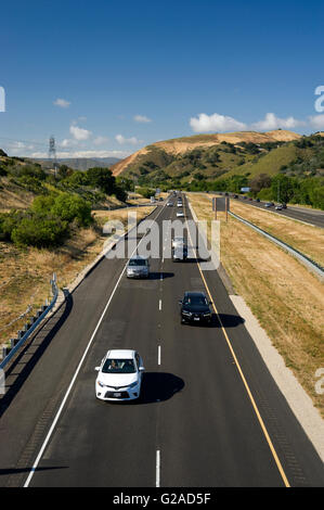 L'autoroute 101 dans le centre de la Californie, près de San Luis Obispo Banque D'Images