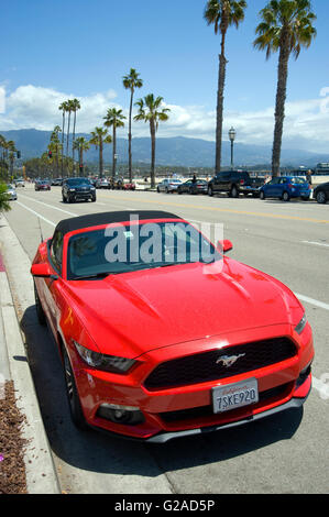 Ford Mustang à Santa Barbara, Californie Banque D'Images