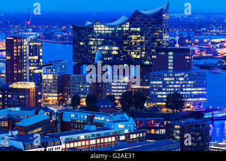 Dans Neue Elbphilharmonie Hamburg Hamburg, Allemagne Banque D'Images