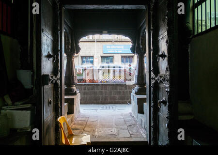 La porte de l'Ama Vishrambaug à Pune, Maharashtra, Inde. Banque D'Images