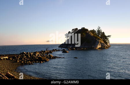 Dans l'après-midi parc Whytecliff,West Vancouver Banque D'Images