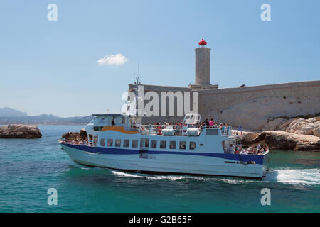 Plaisance Excursion au château d'If, Marseille, France, 24-06-2015 Banque D'Images