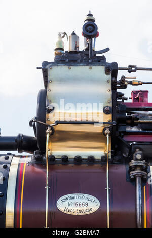 Détail de Fowler Traction composé machine à vapeur , Kilmolin nommé Princess Banque D'Images