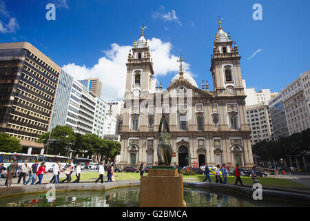 Église Notre Dame de Candelaria, Centro, Rio de Janeiro, Brésil Banque D'Images