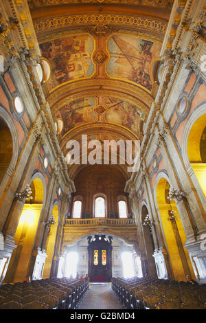 Intérieur de l'église Notre Dame de Candelaria, Centro, Rio de Janeiro, Brésil Banque D'Images