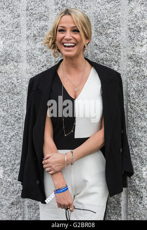 RHS Chelsea Flower Show, Sarah Harding des Girls Aloud Banque D'Images