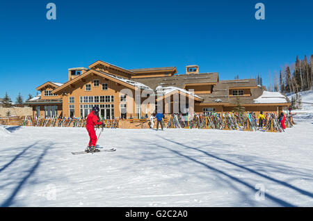 Park City, Utah, Deer Valley Resort, Empire Canyon Lodge Banque D'Images