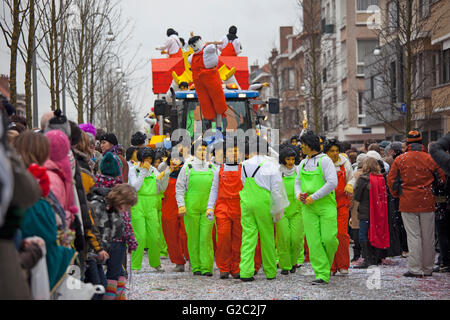 Carnival à Knokke-Heist, Belgique, Europe. V.D. Photo Banque D'Images