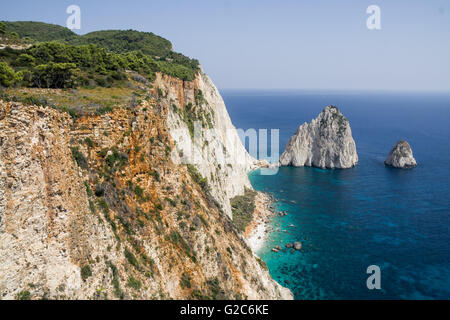 Dans Mizithres Keri Zakynthos. La Grèce. Banque D'Images