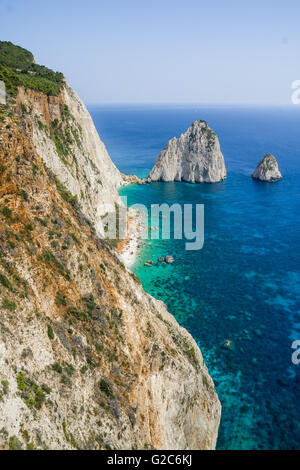 Dans Mizithres Keri Zakynthos. La Grèce. Banque D'Images