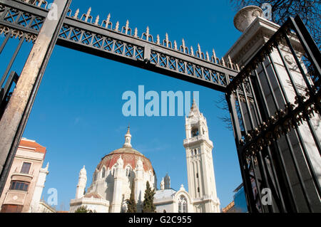 San Manuel y San Benito Eglise du parc du Retiro. Madrid, Espagne. Banque D'Images