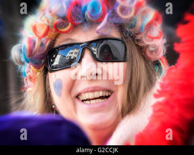 DE - La Bavière : Carnaval (Fasching) Détail dans Bad Toelz Banque D'Images