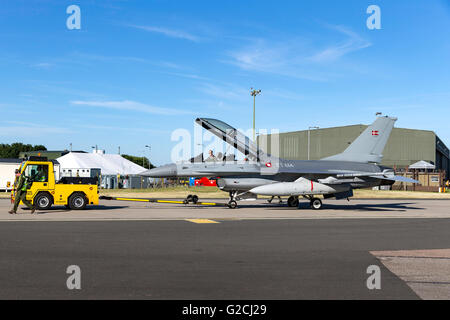 Royal Danish Air Force (Danske b comme Flyvevåben) General Dynamics F-16BM. Banque D'Images