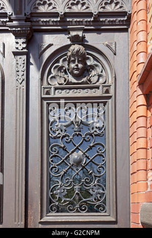 Porte d'entrée, vieille ville, Leer, en Frise orientale, Basse-Saxe, Allemagne Banque D'Images