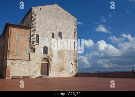 Centre de la ville de Gubbio (Italie) Banque D'Images