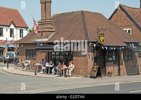 Wendover, Cafe, Buckinghamshire, Angleterre, Banque D'Images