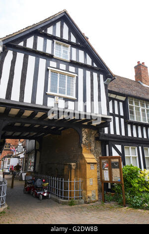 La Chambre d'église ancien presbytère Market Place Evesham Worcestershire Wychavon UK Banque D'Images