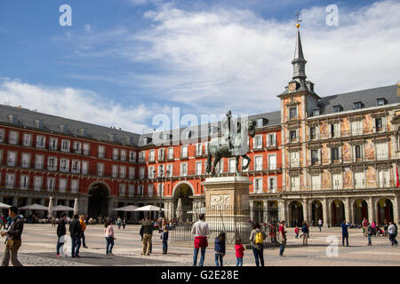 Plaza Mayor, Madrid, Espagne Banque D'Images