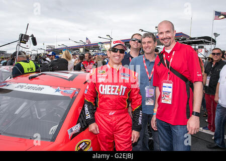 Concord, NC, USA. 29 mai, 2016. Concord, NC - 29 mai, 2016 personnes : {} {} la scène Coca-Cola 600 au Charlotte Motor Speedway à Concord, NC. Credit : csm/Alamy Live News Banque D'Images