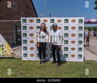 Christchurch, Dorset, UK. 29 mai 2016. Bournemouth 7 Festival. Événement annuel à Bournemouth Club Sportif. Credit : Gillian Downes/Alamy Live News. Banque D'Images