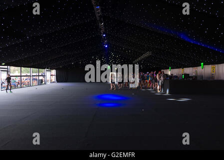 Christchurch, Dorset, UK. 29 mai 2016. Bournemouth 7 Festival. Événement annuel à Bournemouth Club Sportif. Credit : Gillian Downes/Alamy Live News. Banque D'Images