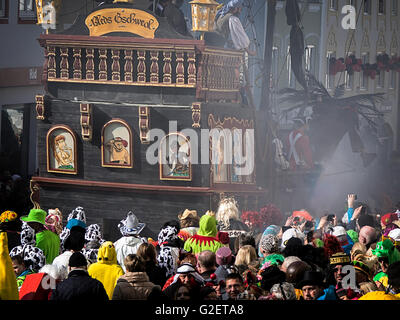 DE - La Bavière : Carnaval (Fasching) Détail dans Bad Toelz Banque D'Images