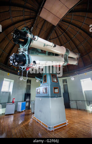 Le télescope Grubb Parsons 1930 à l'observatoire à Saltsjöbaden en dehors de Stockholm, Suède. Banque D'Images