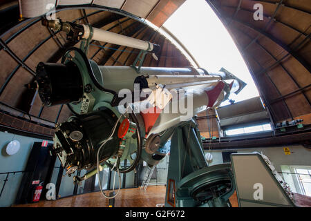 Le télescope Grubb Parsons 1930 à l'observatoire à Saltsjöbaden en dehors de Stockholm, Suède. Banque D'Images