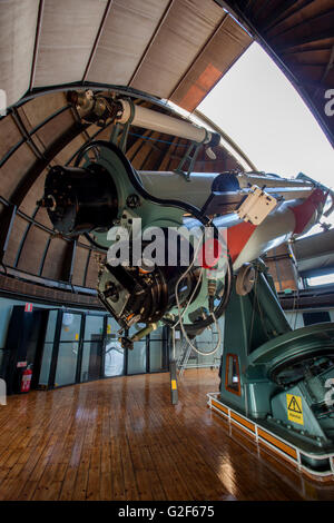 Le télescope Grubb Parsons 1930 à l'observatoire à Saltsjöbaden en dehors de Stockholm, Suède. Banque D'Images