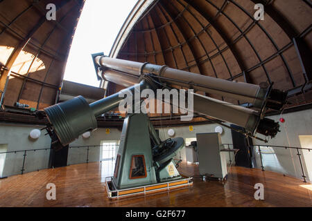 Le télescope Grubb Parsons 1930 à l'observatoire à Saltsjöbaden en dehors de Stockholm, Suède. Banque D'Images