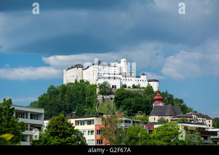 Le Château de Hohensalzburg à Salzbourg Autriche Banque D'Images