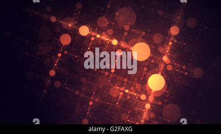 Modèle dynamique brillant Banque D'Images