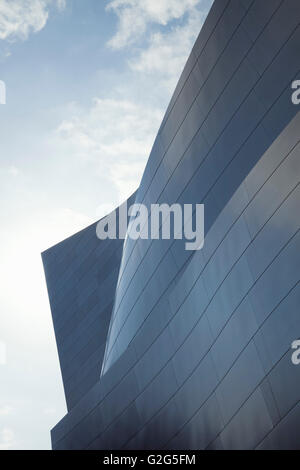 Résumé de construction, Walt Disney Concert Hall, Los Angeles, USA, Californa Banque D'Images