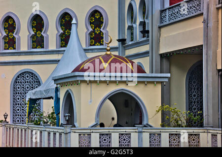 Masjid Terapung, la mosquée flottante, Pulau Pinang, Malaisie Banque D'Images