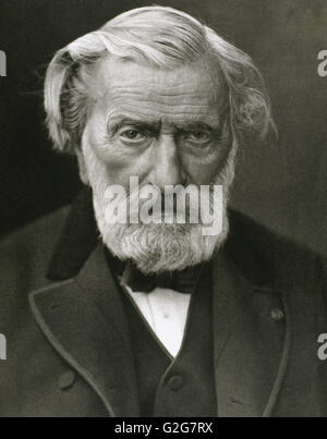 Ambroise Thomas (1811-1896). Compositeur français. Portrait. La gravure. Banque D'Images