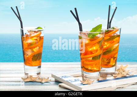 Limonade Orange. Banque D'Images
