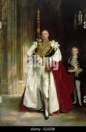 John Singer Sargent - Charles Stewart Sixième Marquis de Londonderry, portant la grande épée - Musée des beaux-Arts, Boston Banque D'Images