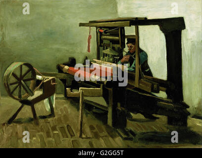 Vincent van Gogh - Weaver - Musée des beaux-Arts, Boston Banque D'Images