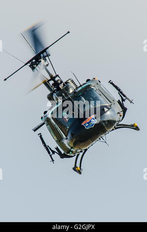 Bell UH-1 Huey 'ou' est l'un des hélicoptères les plus célèbres dans le monde, surtout à partir de son service dans la guerre du Vietnam. Administré par MSS Holdings Banque D'Images