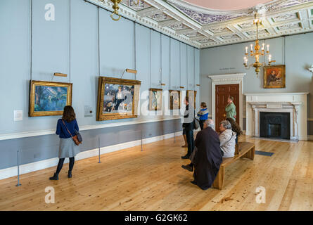 L'art impressionniste à l'intérieur de la Courtauld Gallery, Somerset House, The Strand, London, England, UK Banque D'Images