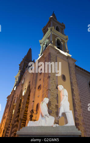 Cathédrale de l'Immaculée Conception, soir, Mazatlan, Sinaloa State, Mexico Banque D'Images