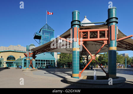 La Fourche Winnipeg Manitoba Canada Banque D'Images