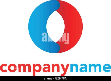 Abstract Vector Modèle de conception de logo. Icône Concept créatif Illustration de Vecteur