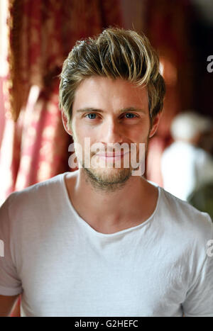 Berlin, Allemagne. 30 mai, 2016. Joern Schloenvoigt arrive pour une réception à l'occasion du 51e anniversaire du designer Haral Gloeoeckler à l'hôtel Adlon à Berlin, Allemagne, 30 mai 2016. Photo : Jens Kalaene/dpa/Alamy Live News Banque D'Images