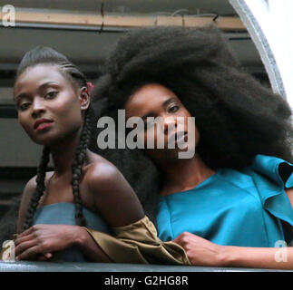 .UK London 30 Mai 2016.Maison de banque .vu la foule rassemblée à l'affaires Centre Desing dans Islington pour les cheveux afro fantastique et Beauty Show 2016,top hairdresses ,défilés,et les produits de beauté ont été proposés pour tous ceux qui viennent ,avec des amis, seul ou en famille.@Paul Quezada-Neiman/Alamy Live News Banque D'Images