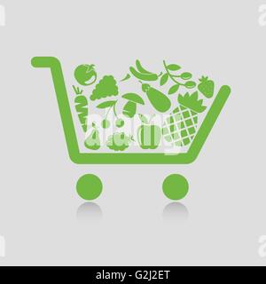 Panier concepts Illustration de Vecteur